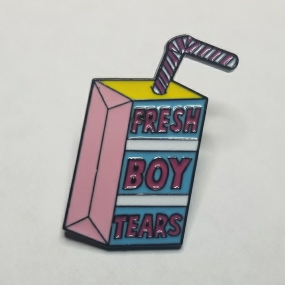 SwagSlayer Fashion Jewelry - 2 FOR 15 Enamel Pin Fresh Boy Tears